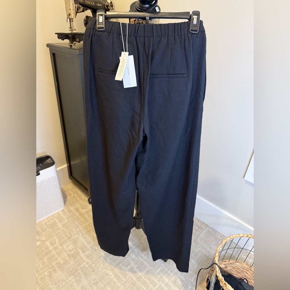 Vince Black Tailored Trousers - Picture 3 of 8